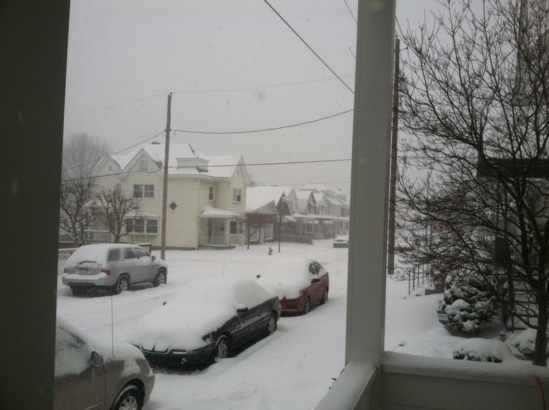 Arnold, PA: 1700 block of Kenneth Avenue during the snowstorm of February 2013