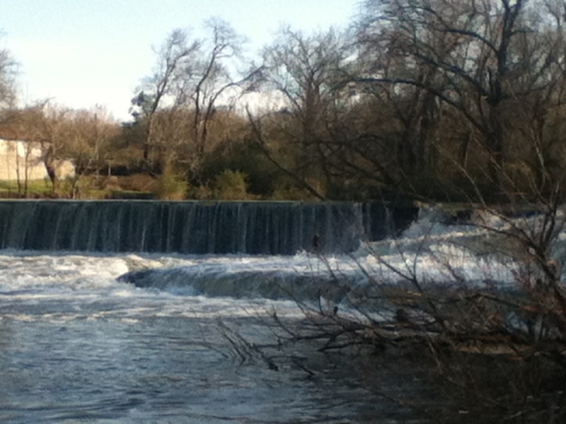 Rutherford, TN: Waterfall at the Greenway in Murfreesboro