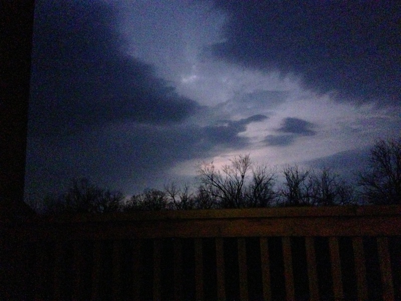 Kingsville, MO: Sunset Storm