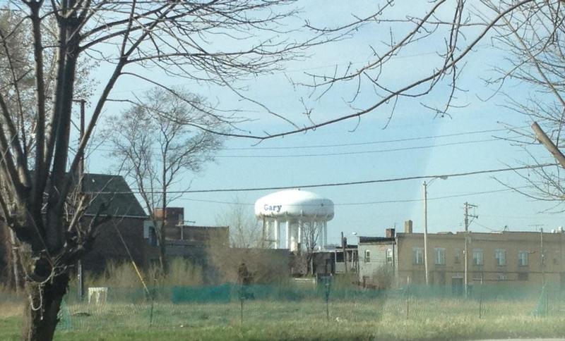 Gary, IN: Picture of new Gary Water Tower