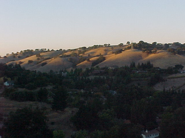 San Diego, CA: Sunset in the hills
