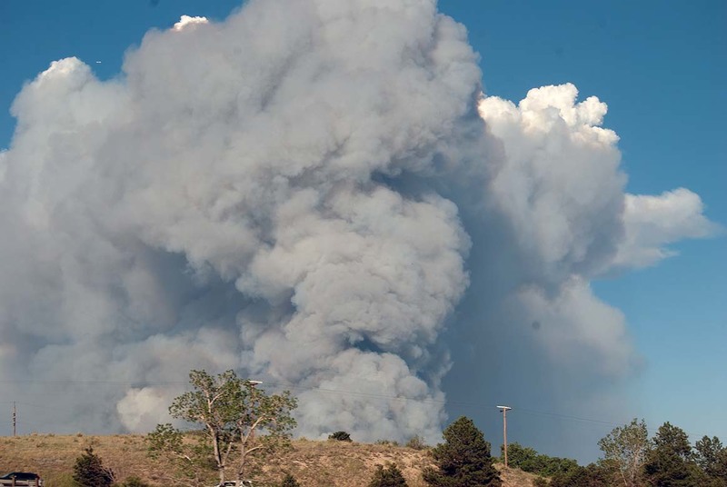 Colorado Springs, CO: FIRE IN COLORADO SPRINGS FROM I25 ON JUNE 11 2013