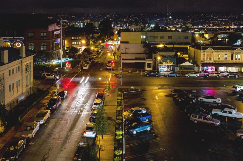 Alameda, CA  Alameda on a Rainy Evening photo, picture, image