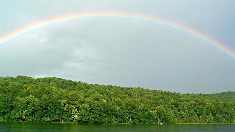 Salem, NY: Scott Lake Rainbow