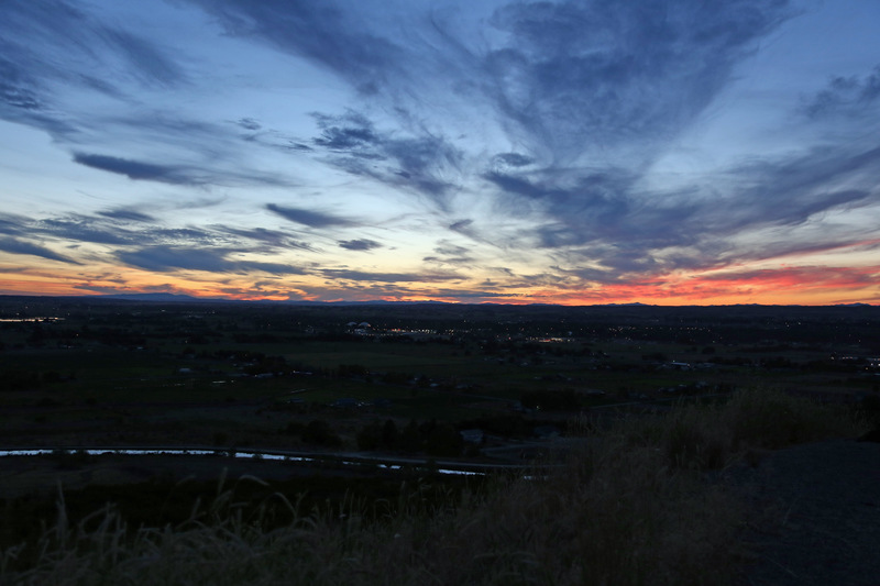 Emmett, ID: Sunset from Freezeout Hill Hwy 16