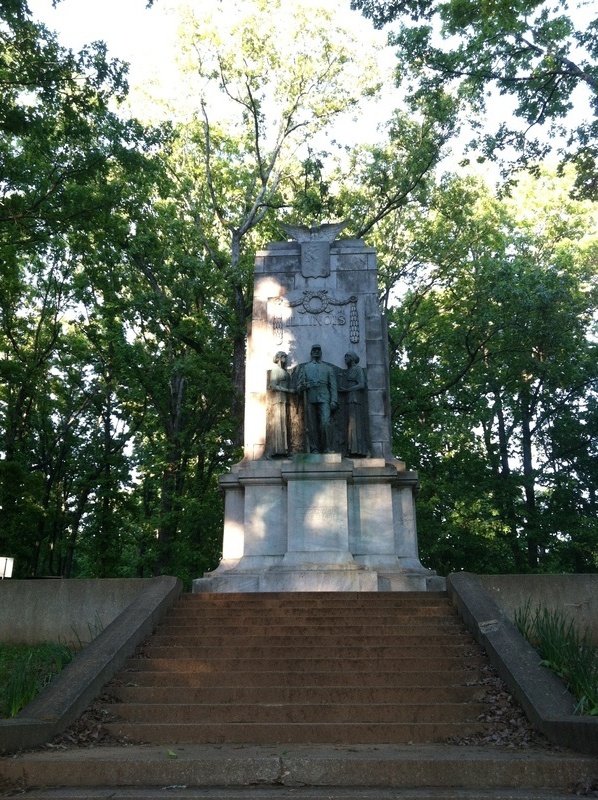 Kennesaw, GA: Illinois Monument at Kennesaw National Battlefield Park