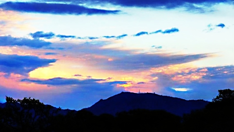Concord, CA: Mt Diablo at sunset