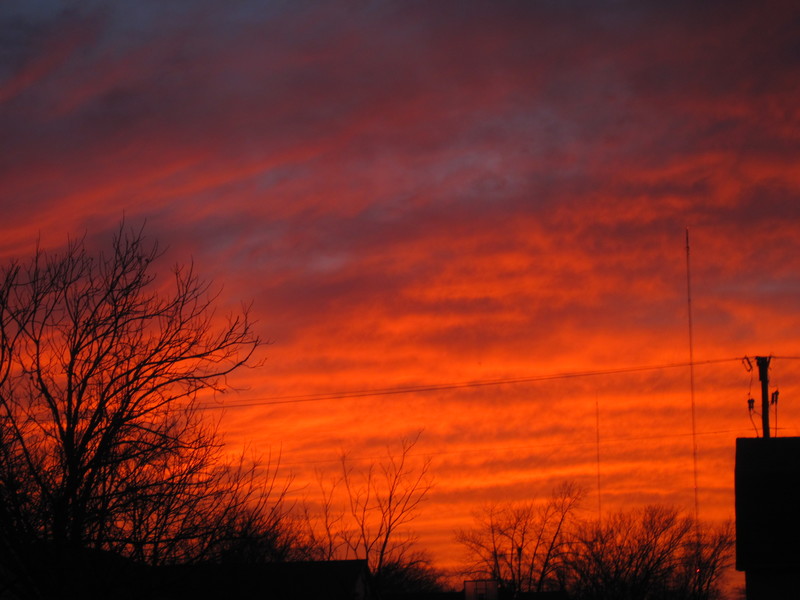 Cedar Hill, TX: Evening Sky in Cedar Hill Texas