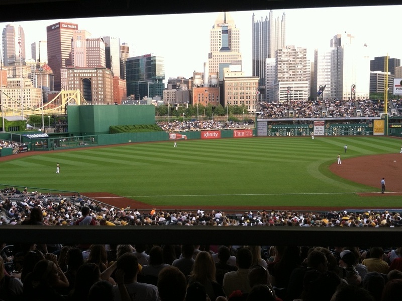 Pittsburgh, PA: PNC park view of Pittsburgh