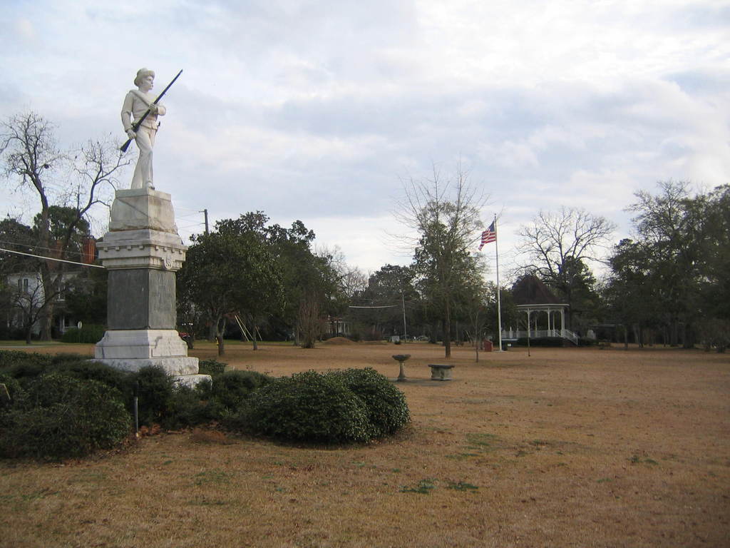 Americus, GA: Confederate Soldiers Monument - Reese Park - Americus, Georgia