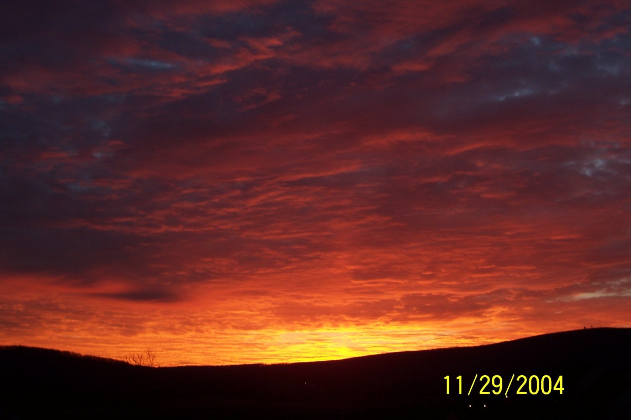 Boonsboro, MD: south mountain sunrise