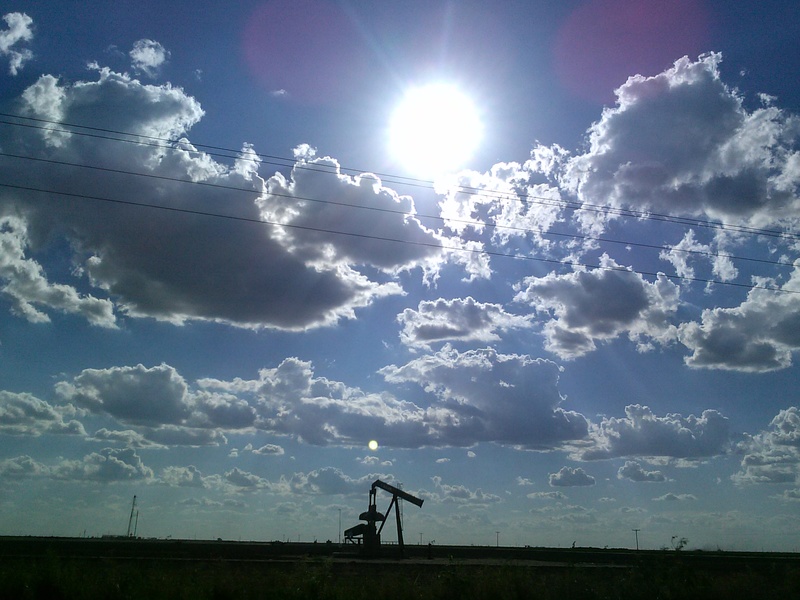 Big Lake, TX: oil field in big lake