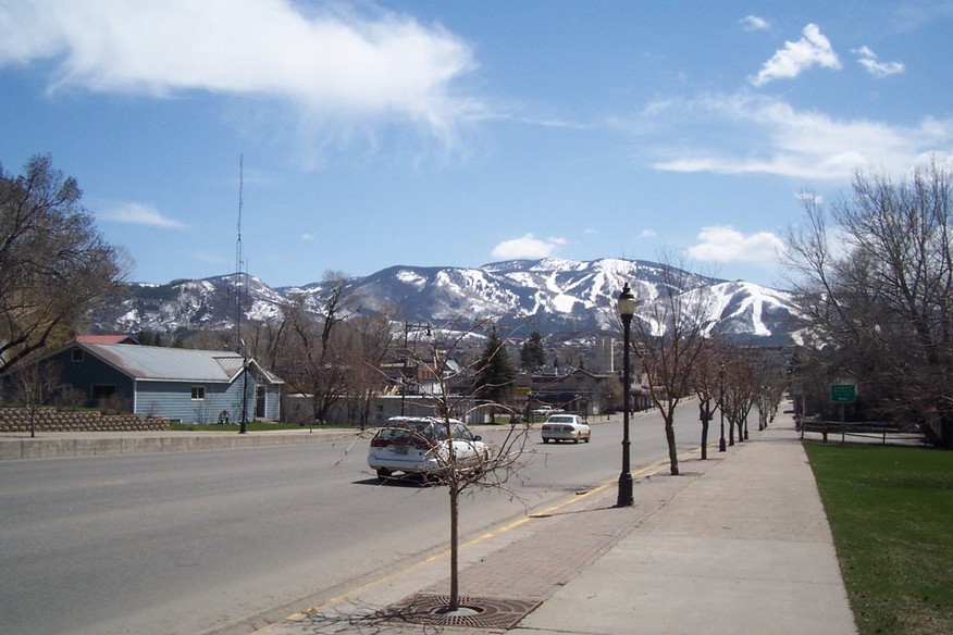 Steamboat Springs, CO: Steamboat from Lincoln street