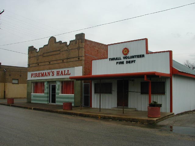 Thrall, TX: Fireman's Hall, Thrall TX