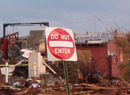 Jackson, TN: Tornado Damage, Downtown Jackson, May 2003