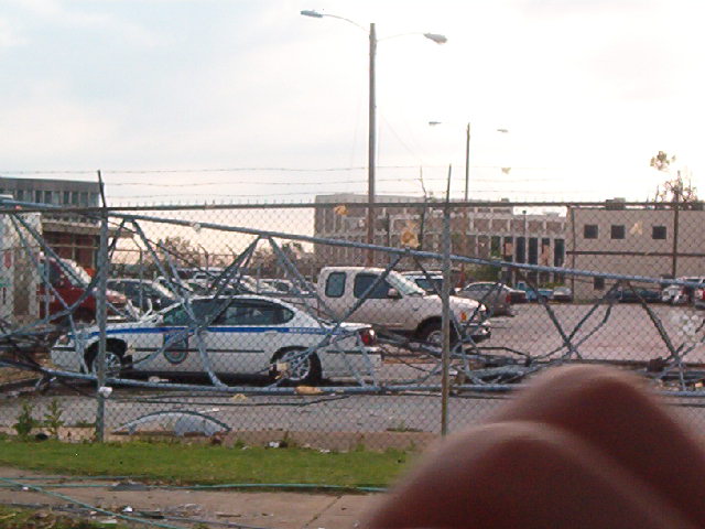 Jackson, TN: Tornado Damage, Downtown Jackson, May 2003