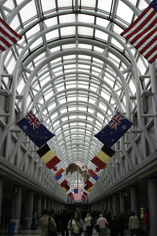 Chicago, IL: Interior of Chicago's O'Hare Airport