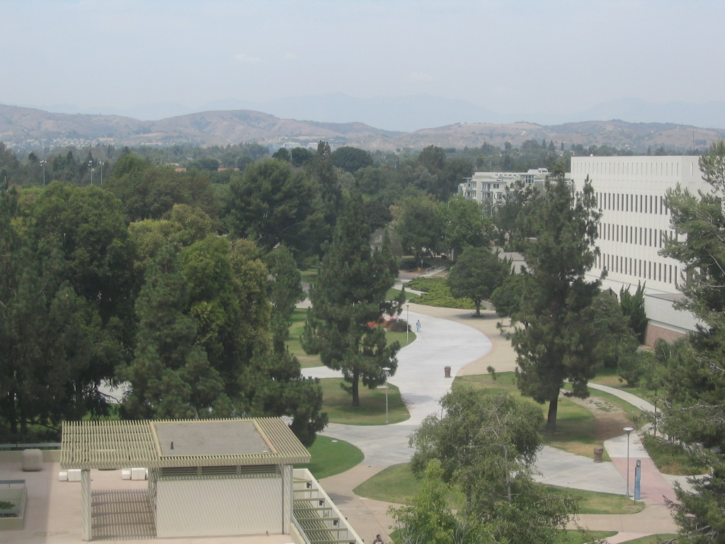 Fullerton, CA: Fullerton campus and nearby hills