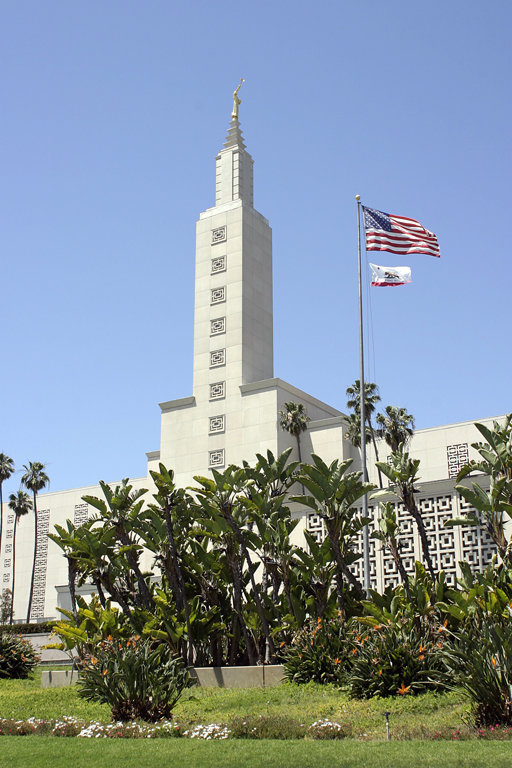 Los Angeles, CA: The Los Angeles Temple of The Church of Jesus Christ of Latter-day Saints.