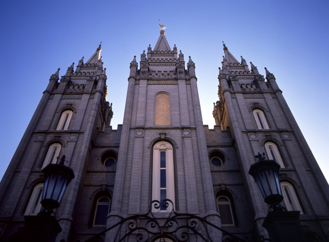 Salt Lake City, UT: The Salt Lake Temple of The Church of Jesus Christ of Latter-day Saints, SLC, UT.