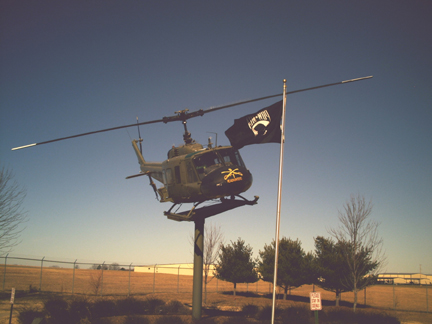 Rogers, AR: Airport entrance Vietnam Memorial