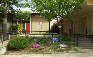 Needham, MA: Facade of Hillside Elementary School