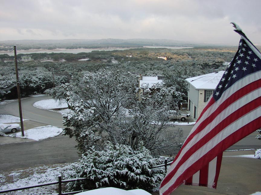 Lago Vista, TX: Hill Country Snowfall