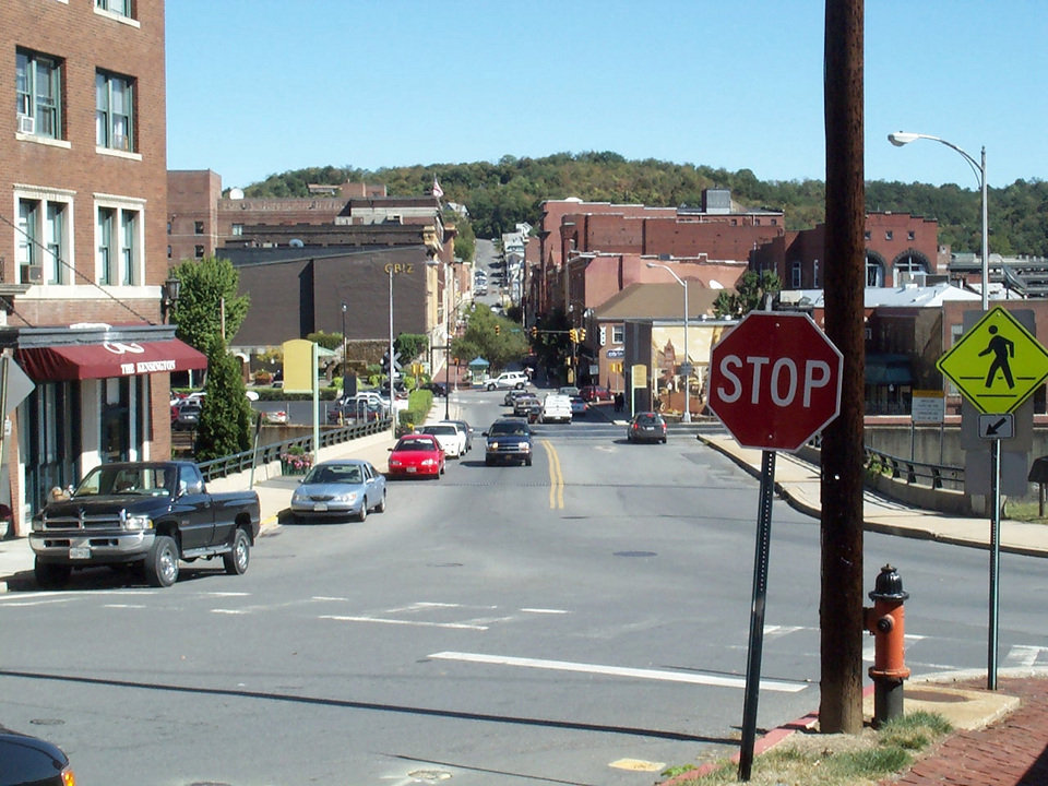 Cumberland, MD: Looking towards Downtown Cumberland