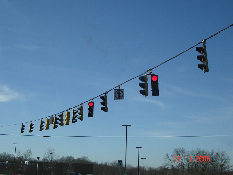 Wilmington, DE: Trafic light in Wilmington DE