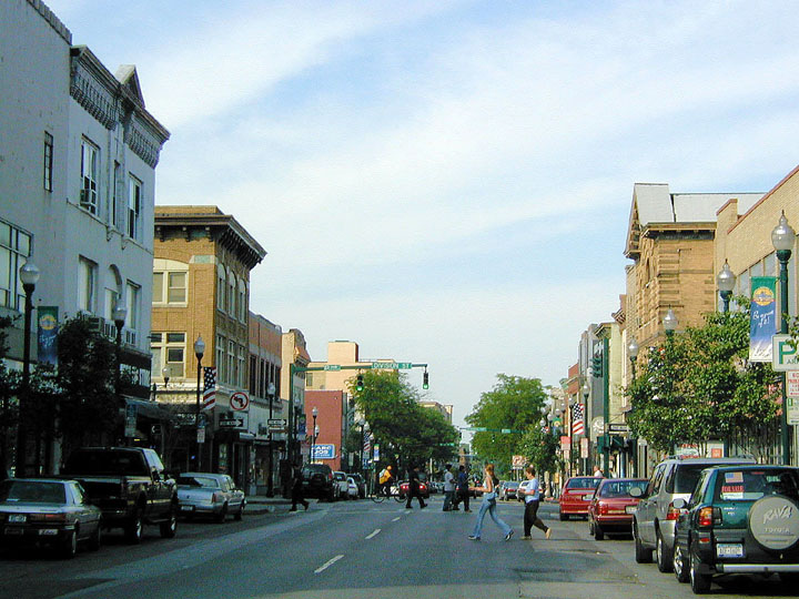 New Rochelle, NY Downtown, Main St. photo, picture, image (New York