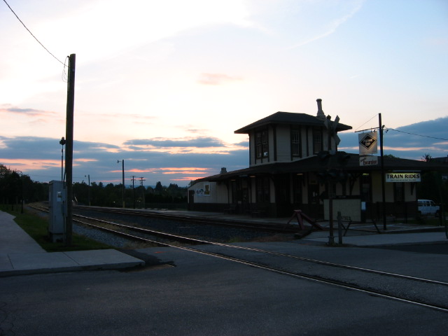 Gettysburg, PA: Gettysburg Train Station at Sunset