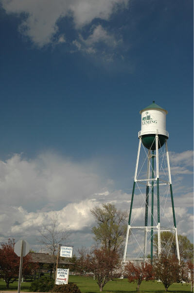 Fleming, CO: Water Tower