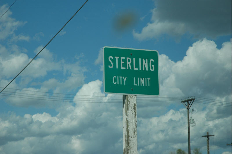 Sterling, CO: Entering Sterling