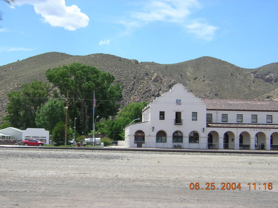 Caliente, NV: RR Station Downtown Caliente