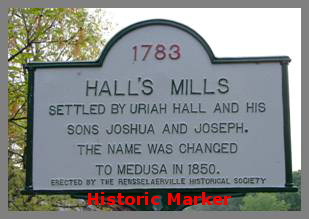 Medusa, NY: Historic Marker