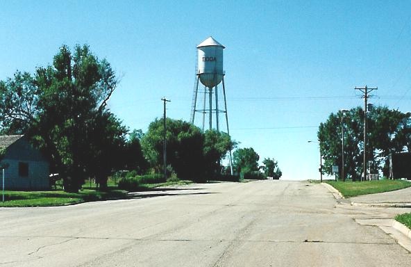 Tioga, ND: Tioga, North Dakota water tower