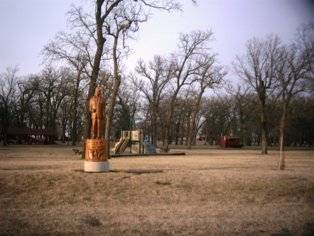 Amboy, IL: Amboy Park - Wooden Figurine