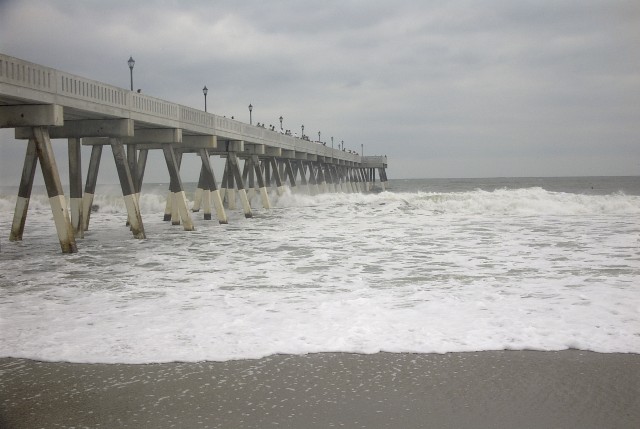 Wilmington, NC: Johnny Mercers Pier during a Storm