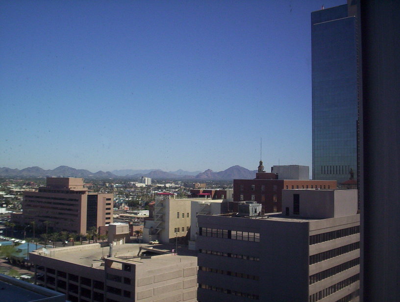 Phoenix, AZ: North View from 12th Floor RedSeven Office on Monroe & 1st Ave - Phoenix