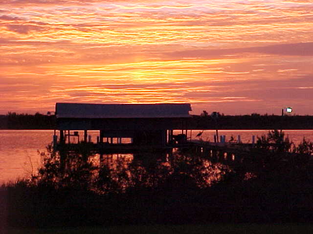 Hackberry, LA: Hackberry Sun Set