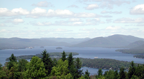 Lake George, NY: View of the Lake George Region
