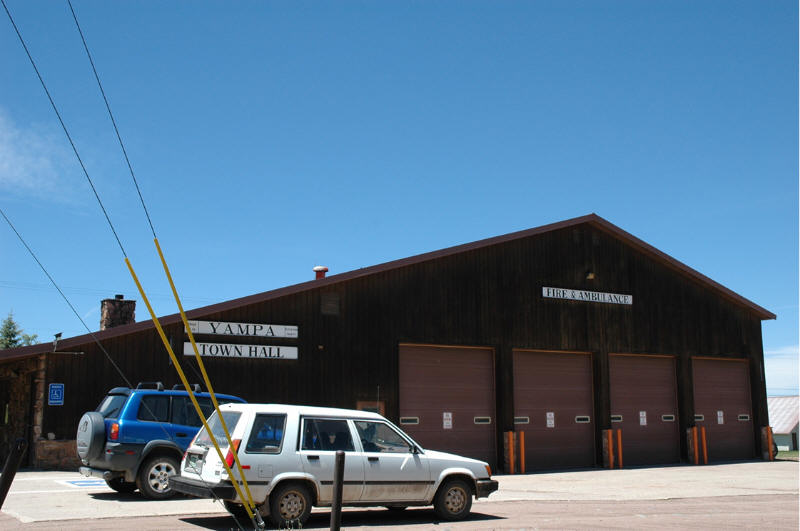 Yampa, CO: Town Hall and Fire Dept