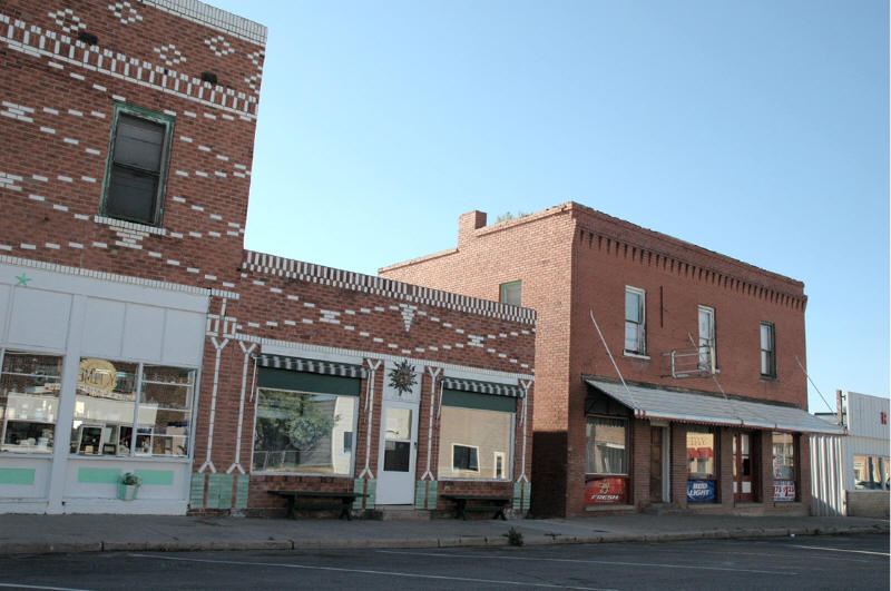 Keenesburg, CO Downtown Block photo, picture, image (Colorado) at