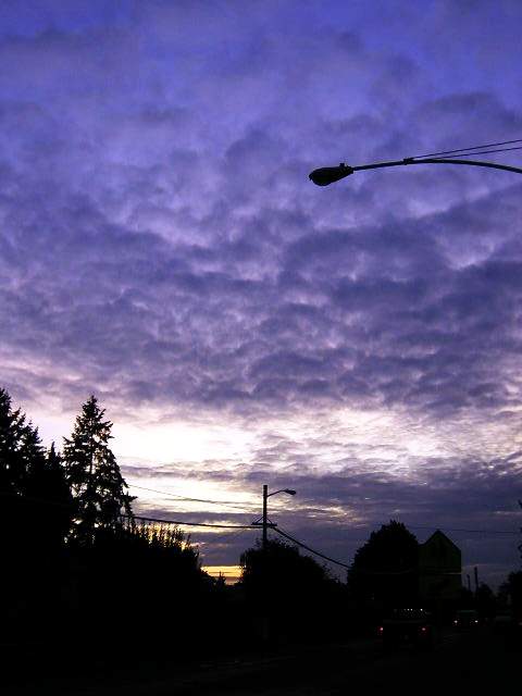 Vancouver, WA: Photo shot just off Main Street near 29 street. of our pretty sunset during the summer