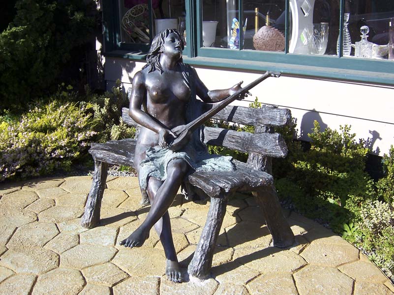 Cambria, CA: One of several statues