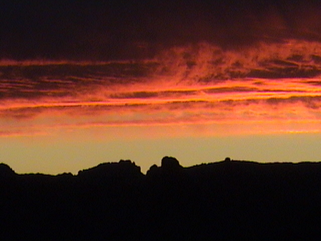 Kingman, AZ: A Beautiful Sunset from Golden Valley Arizona