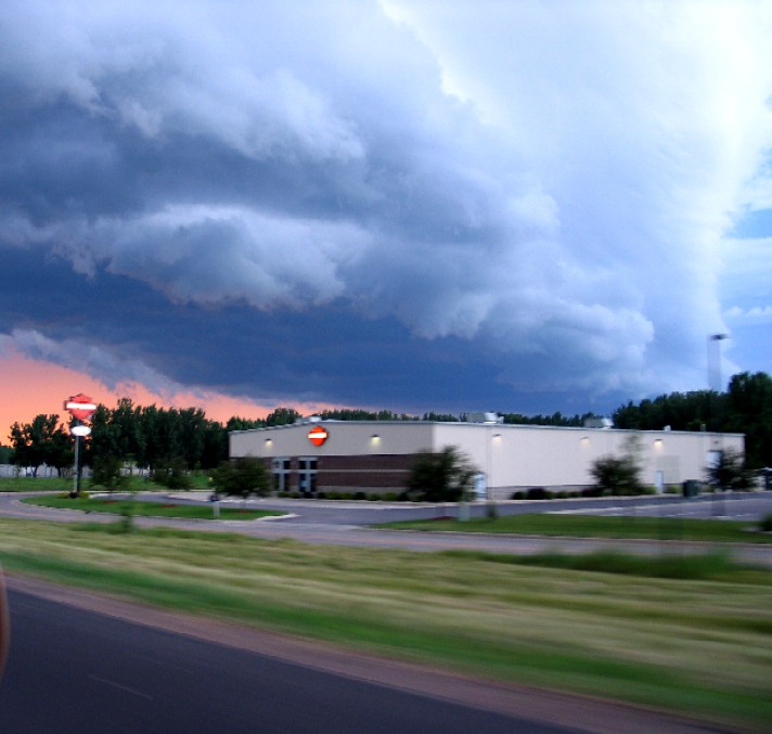 Mankato MN : on highway 169 a tornado watch photo picture image