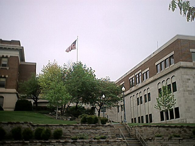 Medford, WI: Sheriffs Annex to the Courthouse / Jailhouse (Taken on 5/22/2004 - An overcast, rainy day)