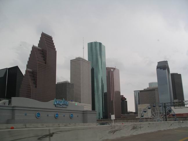 Houston, TX: view from the gulf freeway