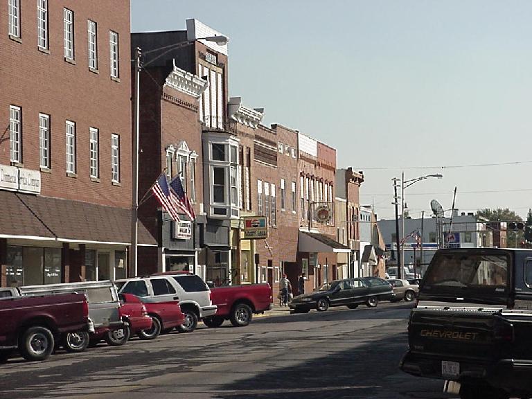 North Baltimore, OH: Main St. facing south